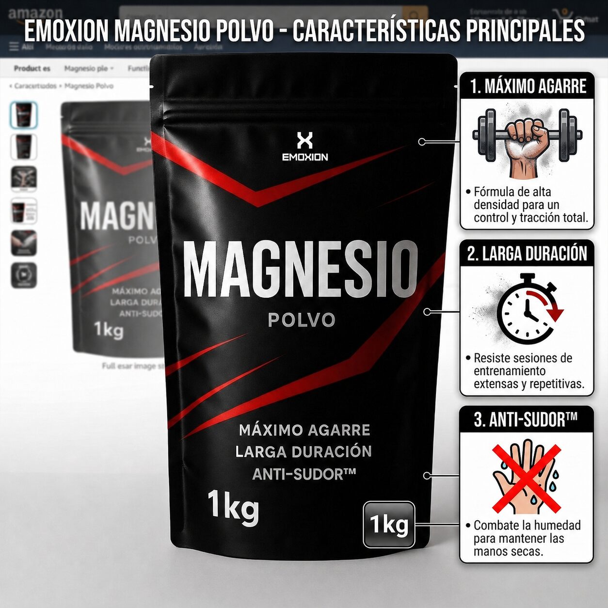 magnesio en polvo emoxion